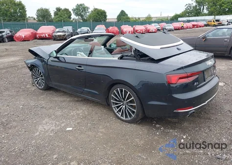 2018 Audi A5 2.0T Premium z USA, uszkodzony, nr VIN WAU2NGF52JN020919